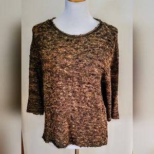 NWT Womens SUSANS Boucle Sweater L